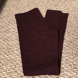 Maroon Garage Leggings